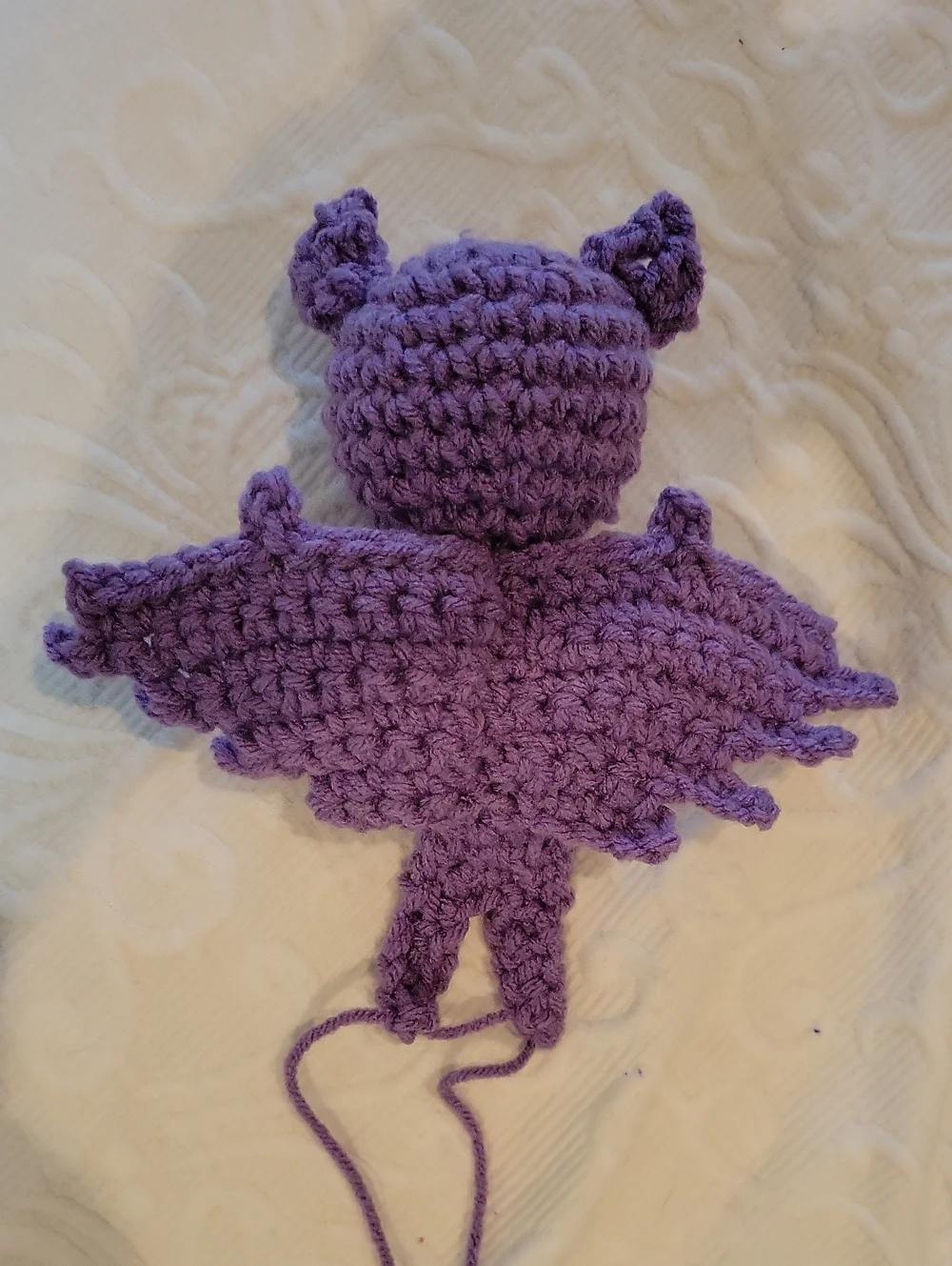 Halloween Purple Bat Dangler (B) Spooky Sweet Fun Decoration Ornament Car House